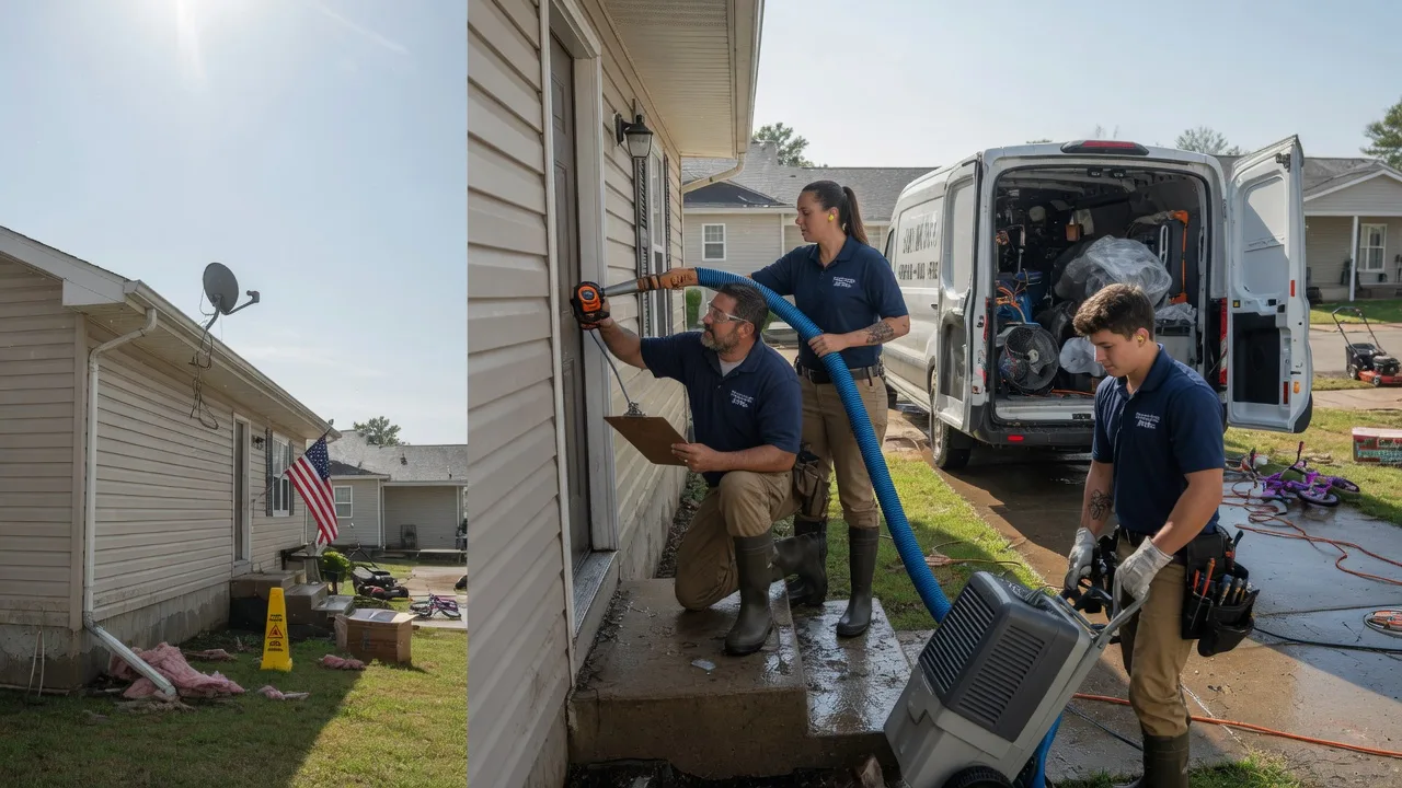 Ceiling Water Damage Restoration in Sparland, IL near me