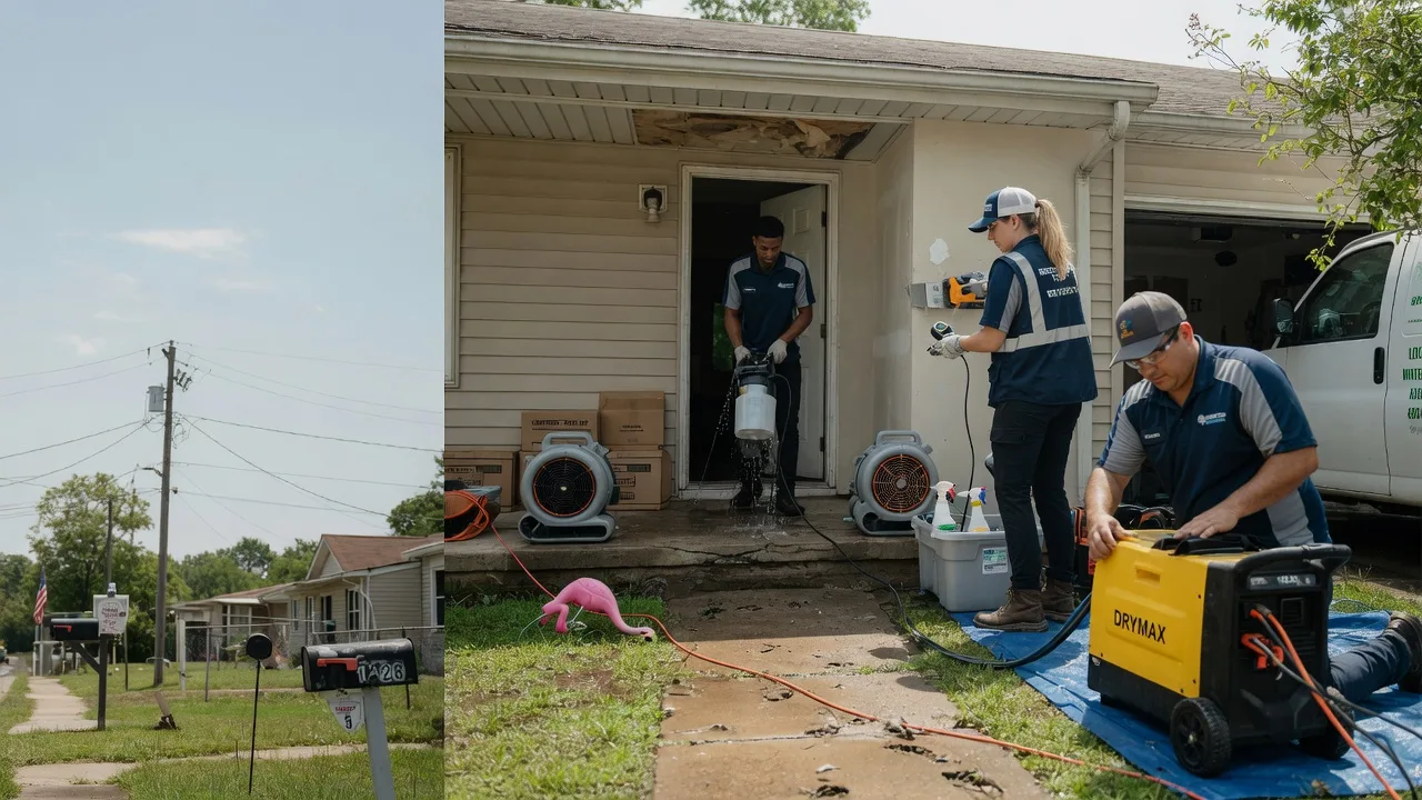 Storm Damage Water Removal in Sparland, IL near me